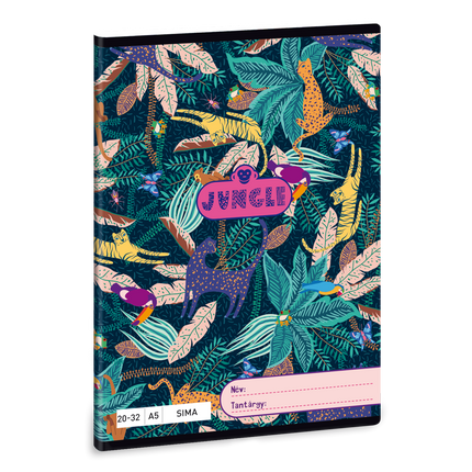 Ars Una Jungle A/5 sima füzet 20-32