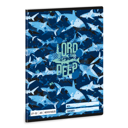 Ars Una Lord of the Deep A/5 négyzethálós füzet 27-32