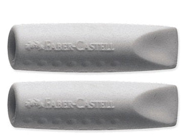 Kupakradír, FABER-CASTELL "Grip 2001", 2 db, szürke